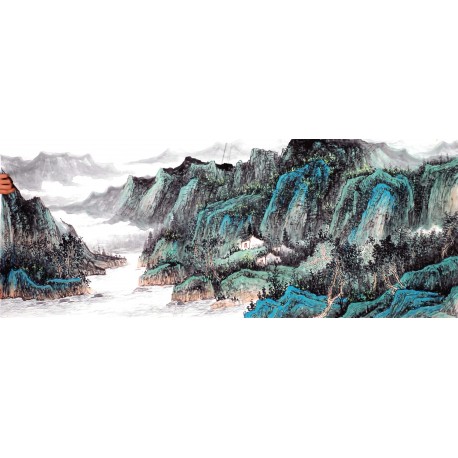 Chinese Landscape Painting - CNAG013856