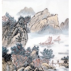 Chinese Landscape Painting - CNAG013858