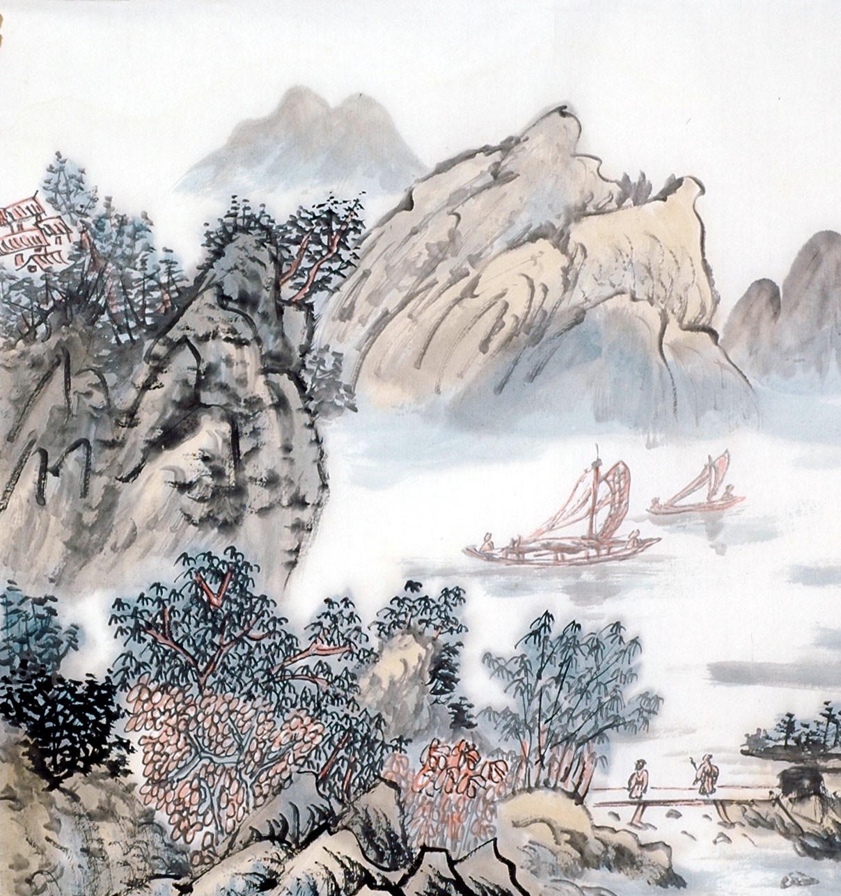 Chinese Landscape Painting - CNAG013858