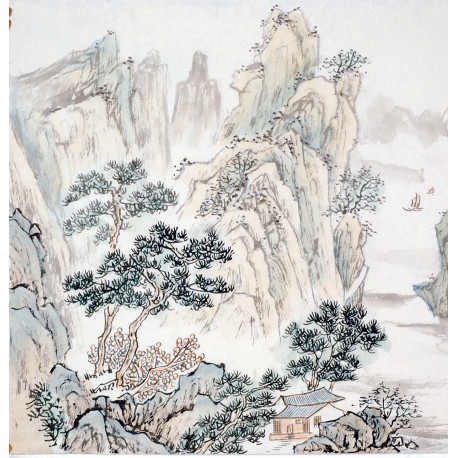 Chinese Landscape Painting - CNAG013859