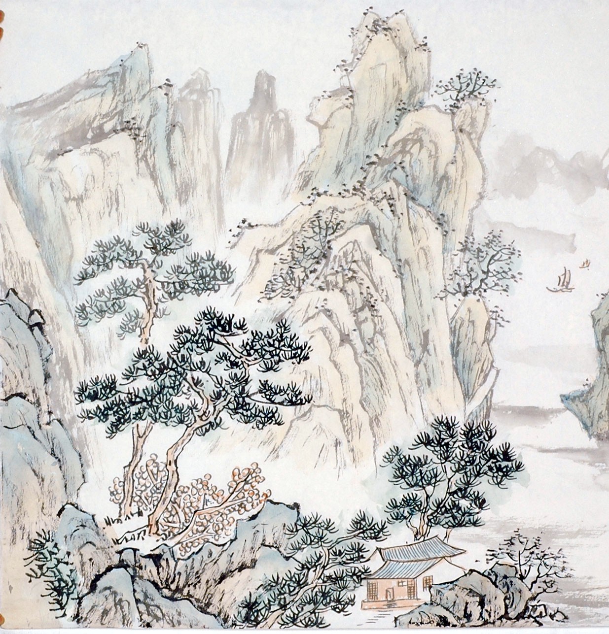 Chinese Landscape Painting - CNAG013859