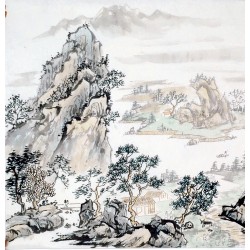 Chinese Landscape Painting - CNAG013861