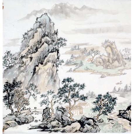 Chinese Landscape Painting - CNAG013861