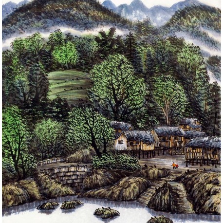 Chinese Landscape Painting - CNAG013864