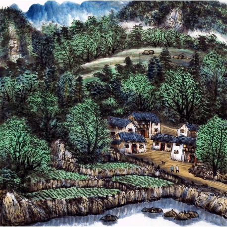 Chinese Landscape Painting - CNAG013865