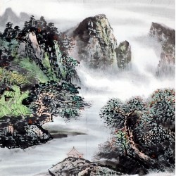 Chinese Landscape Painting - CNAG013866