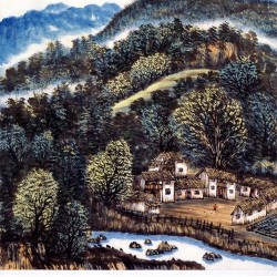 Chinese Landscape Painting - CNAG013867