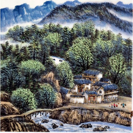 Chinese Landscape Painting - CNAG013868