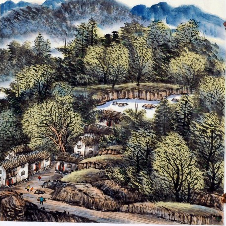 Chinese Landscape Painting - CNAG013869