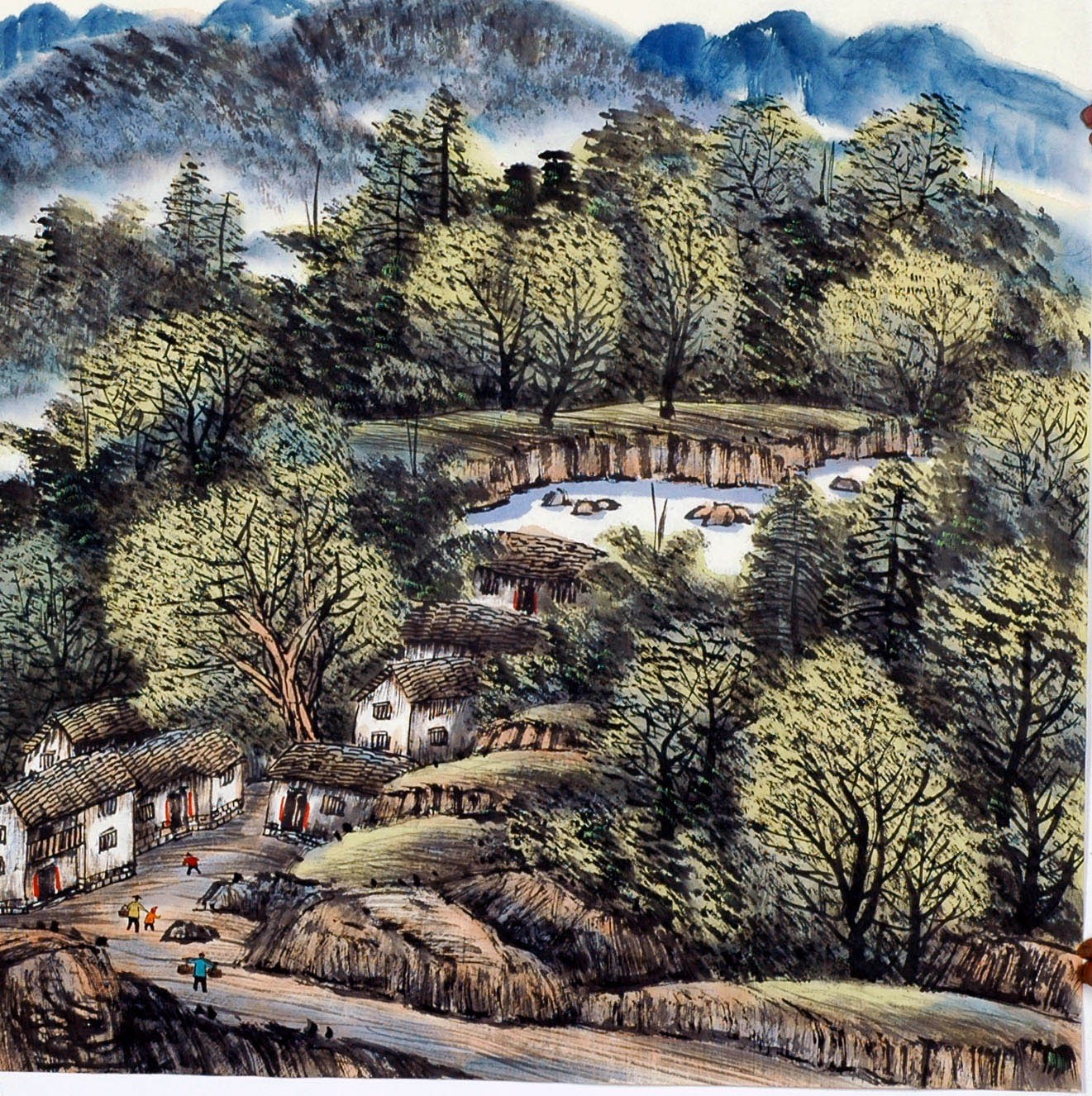 Chinese Landscape Painting - CNAG013869