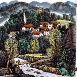Chinese Landscape Painting - CNAG013871