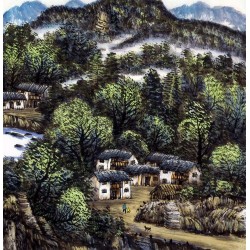 Chinese Landscape Painting - CNAG013873