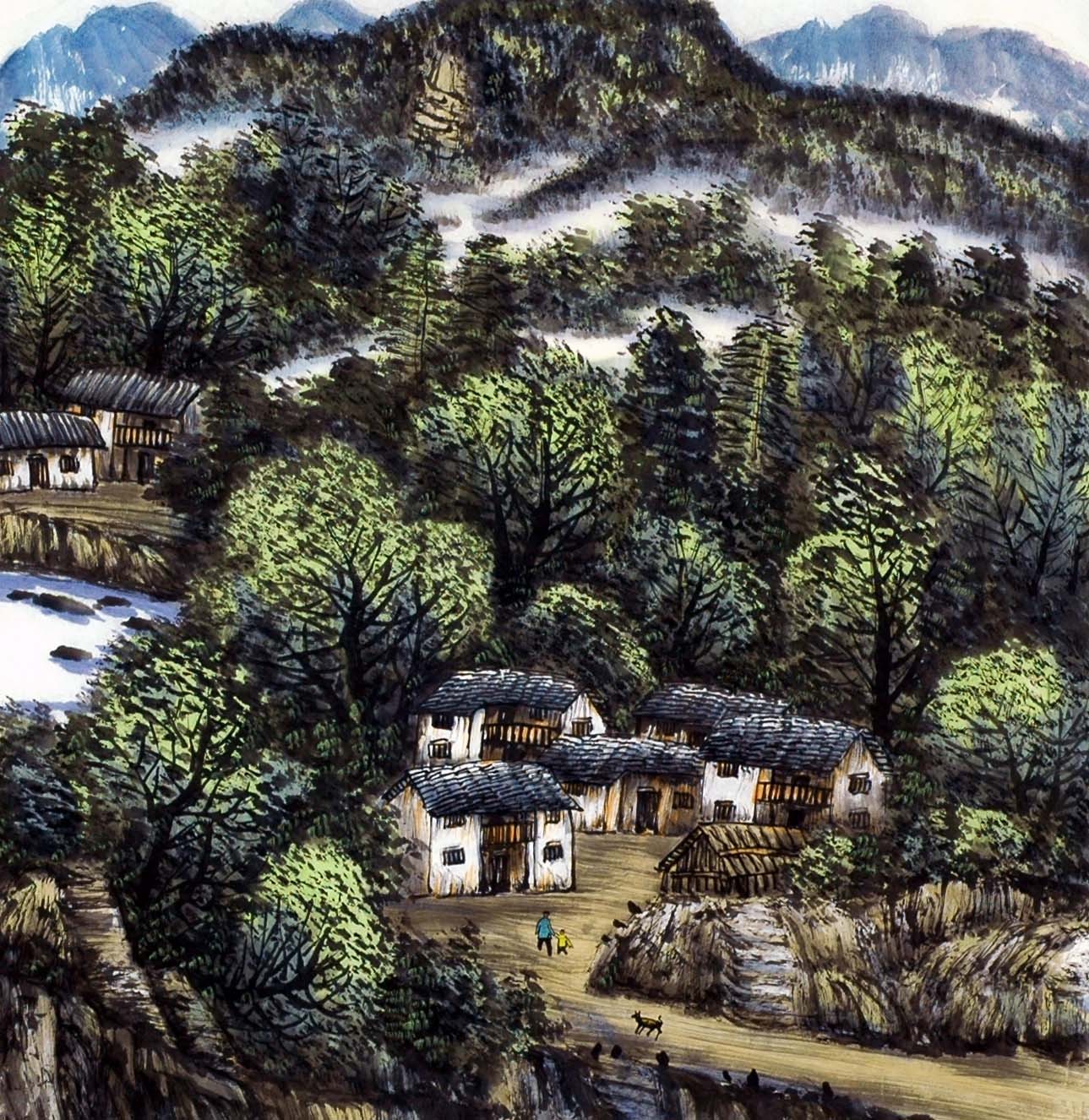 Chinese Landscape Painting - CNAG013873