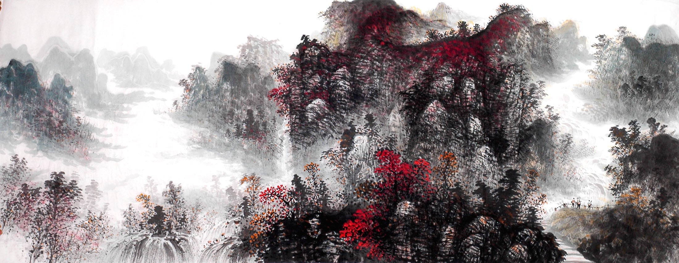 Chinese Landscape Painting - CNAG013877