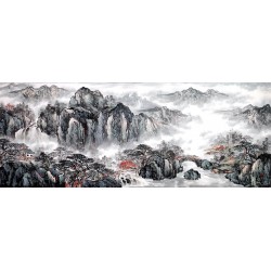 Chinese Landscape Painting - CNAG013878