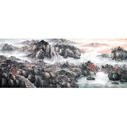 Chinese Landscape Painting - CNAG013879