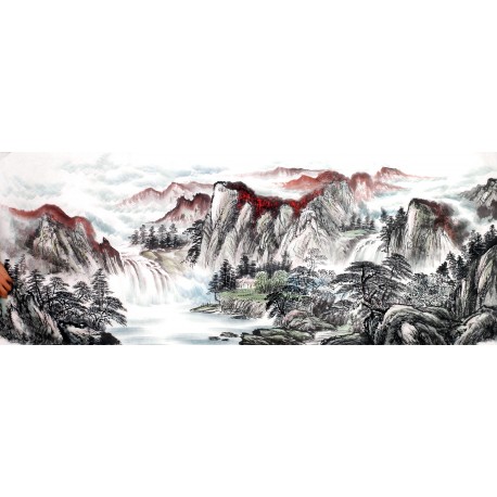 Chinese Landscape Painting - CNAG013881