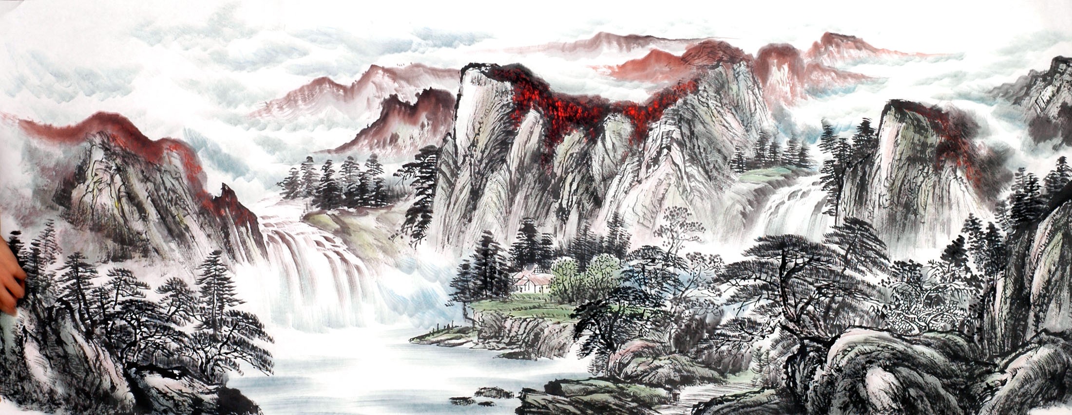 Chinese Landscape Painting - CNAG013881
