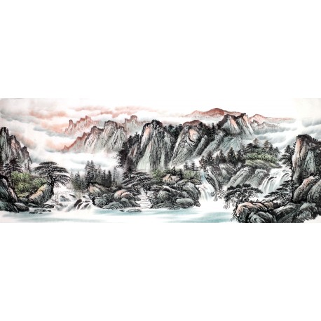 Chinese Landscape Painting - CNAG013882