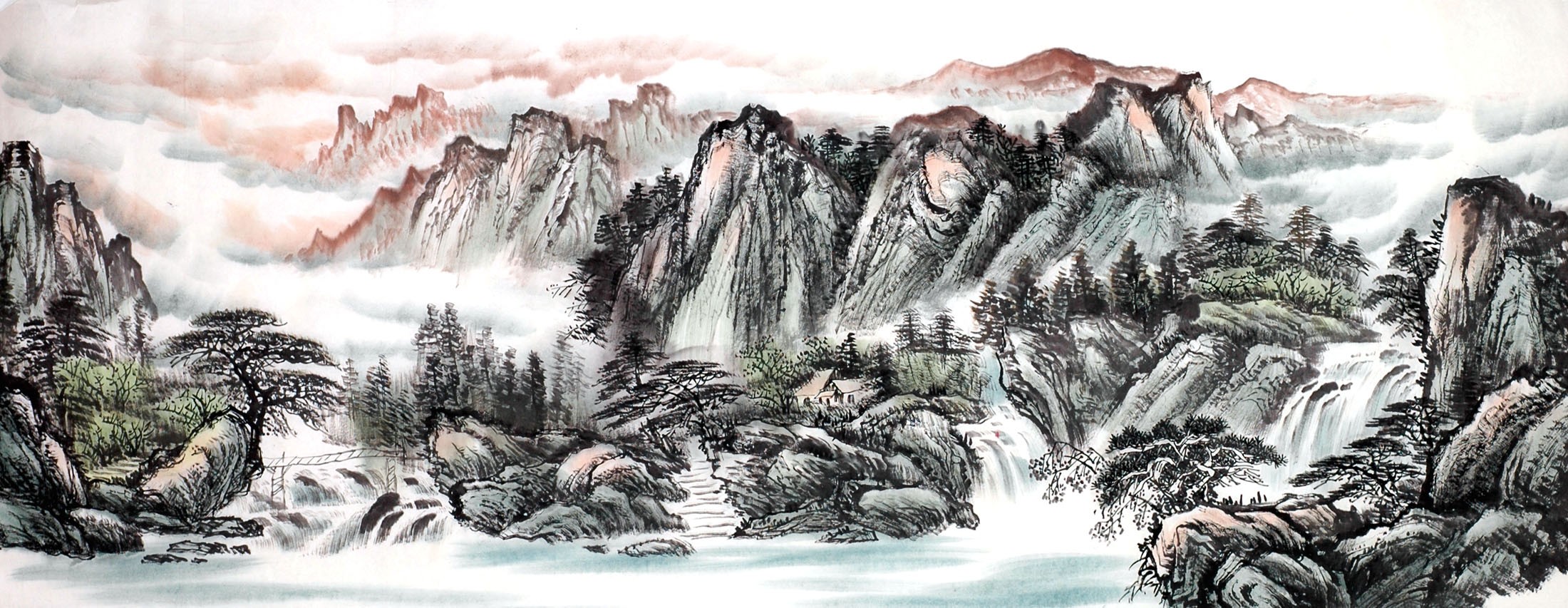 Chinese Landscape Painting - CNAG013882
