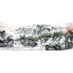 Chinese Landscape Painting - CNAG013884