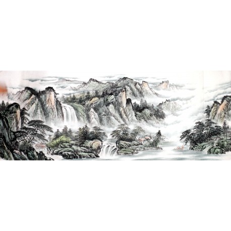 Chinese Landscape Painting - CNAG013885