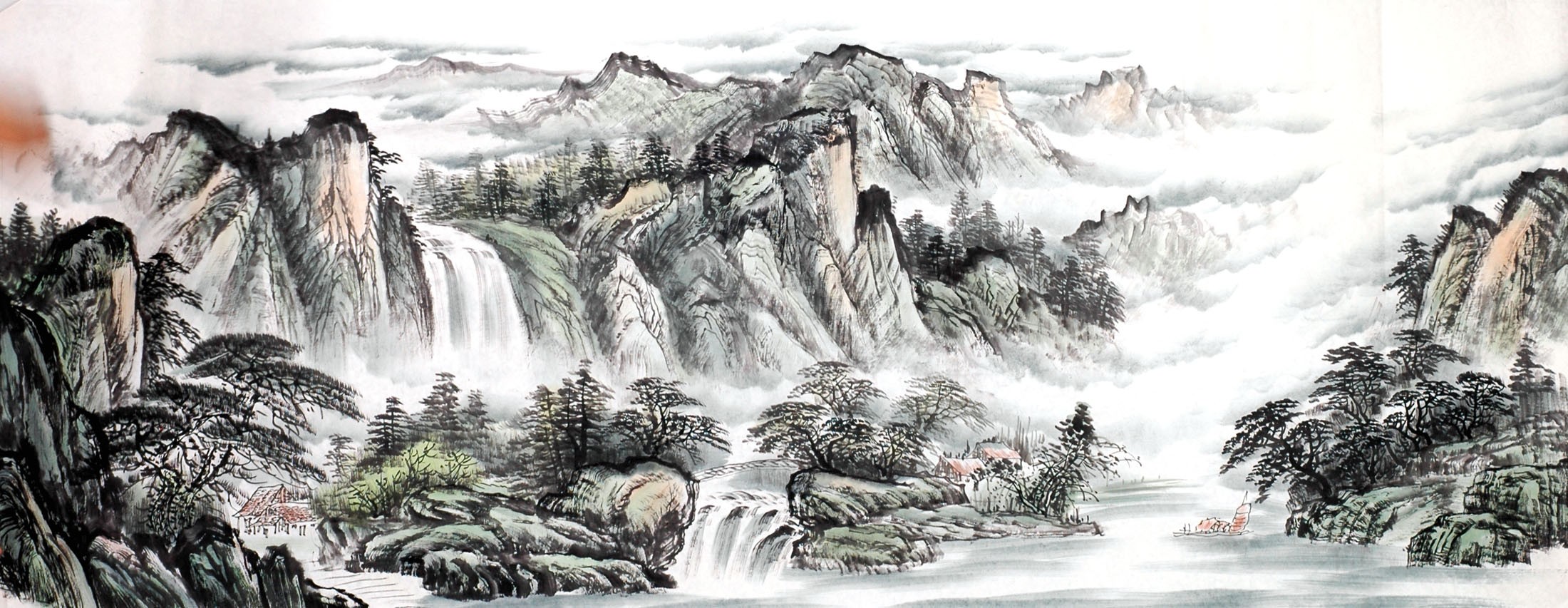 Chinese Landscape Painting - CNAG013885