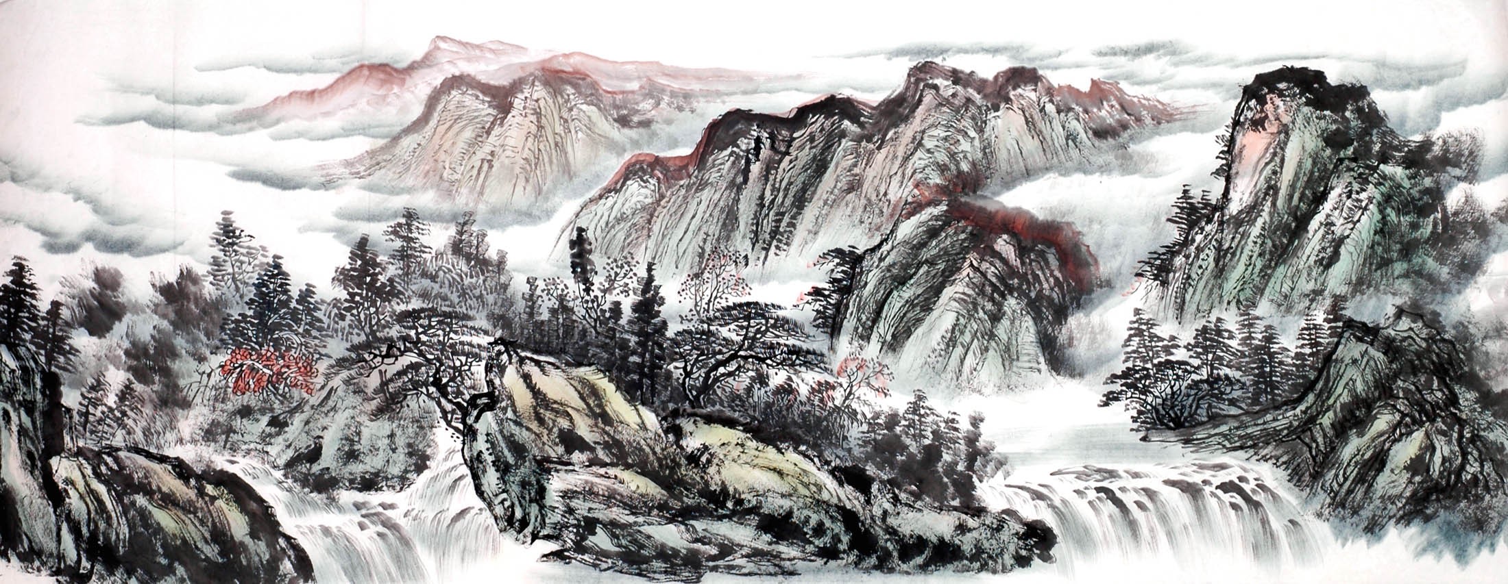 Chinese Landscape Painting - CNAG013886