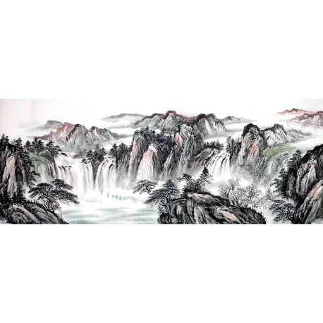 Chinese Landscape Painting - CNAG013888