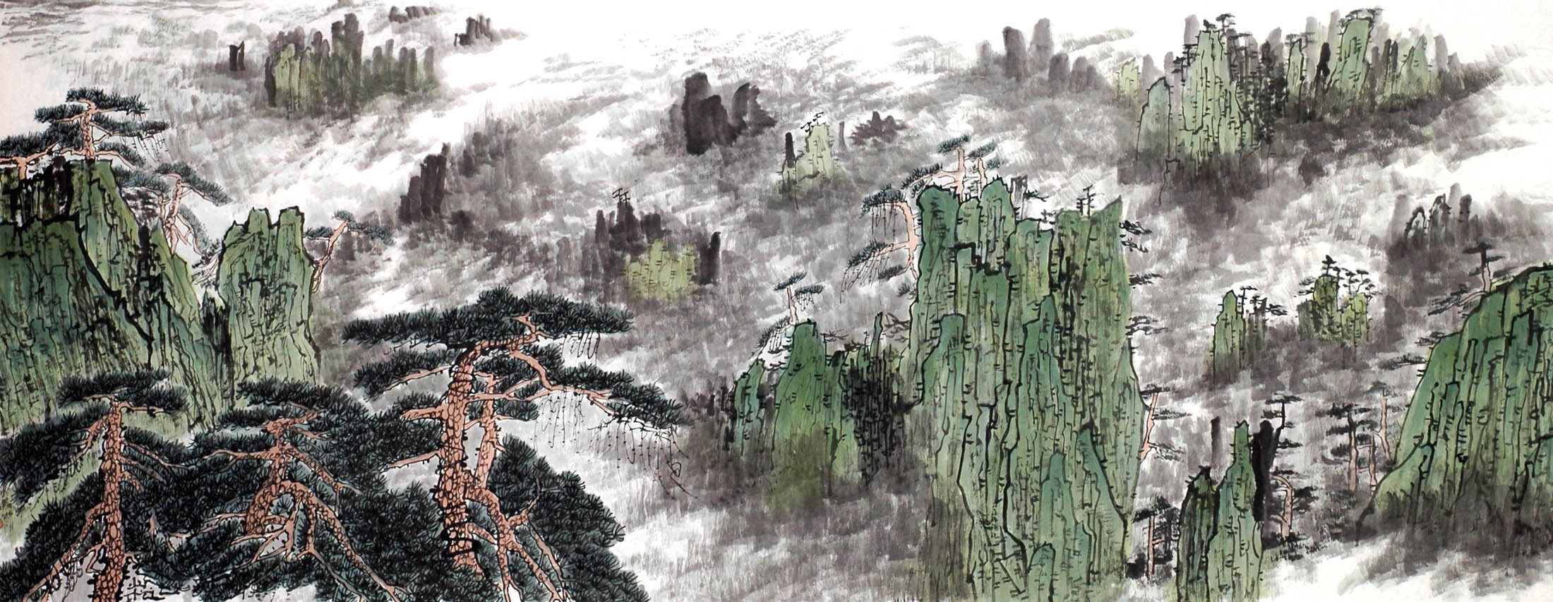 Chinese Landscape Painting - CNAG013890