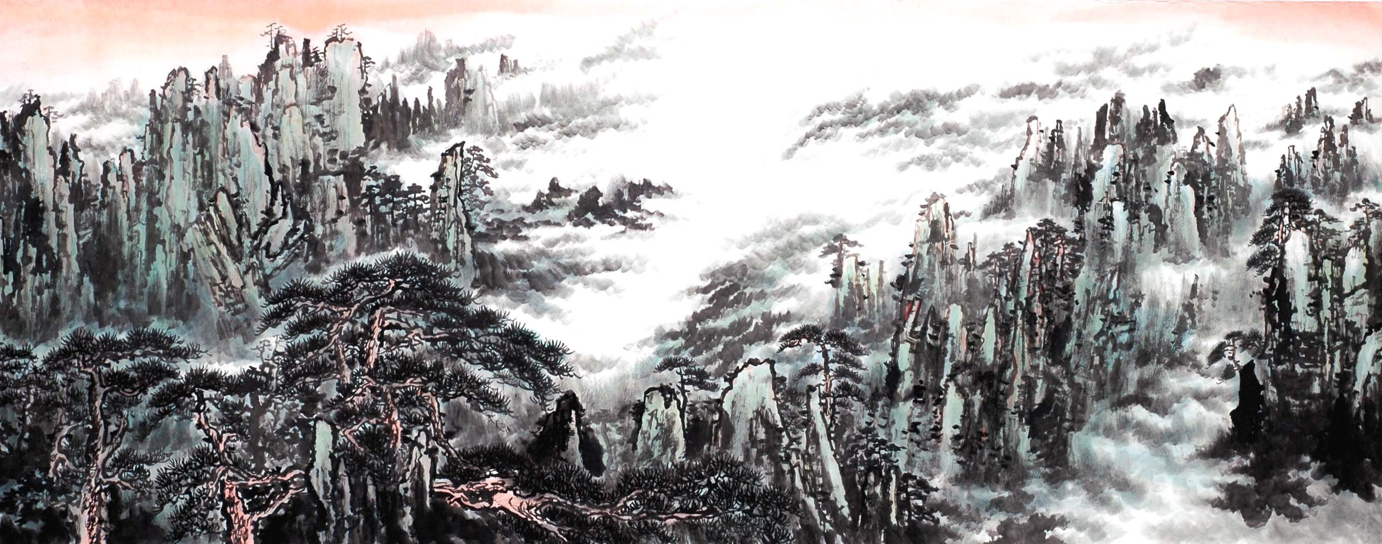 Chinese Landscape Painting - CNAG013892