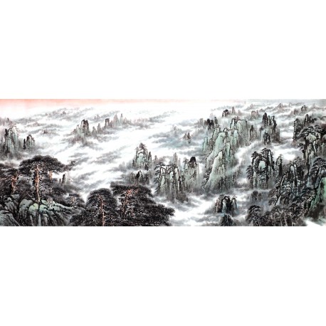 Chinese Landscape Painting - CNAG013893
