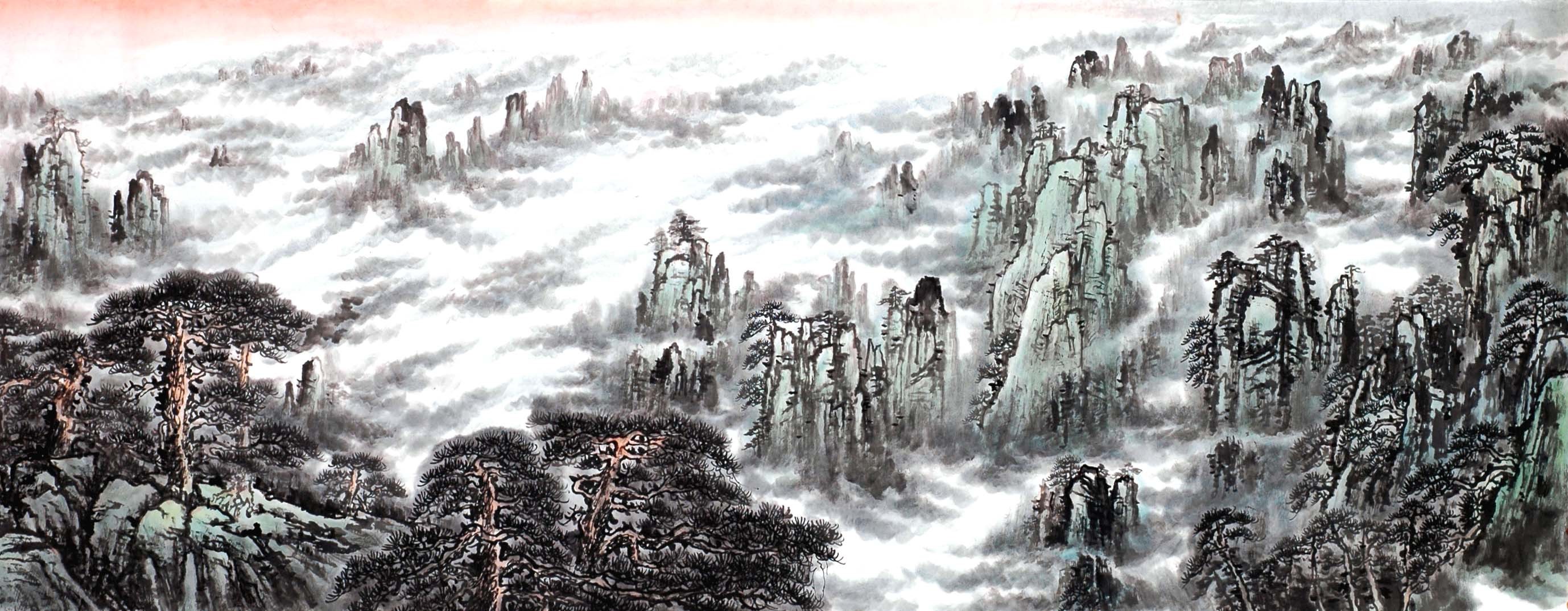 Chinese Landscape Painting - CNAG013893