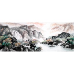 Chinese Landscape Painting - CNAG013896
