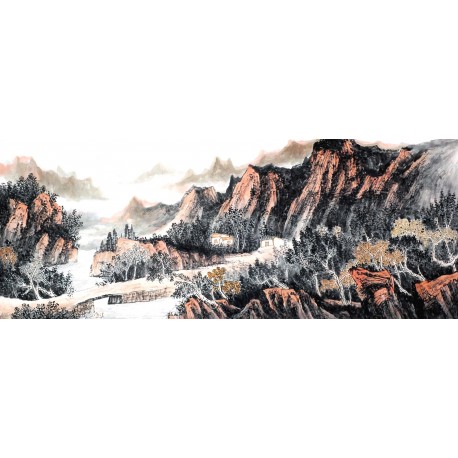 Chinese Landscape Painting - CNAG013897