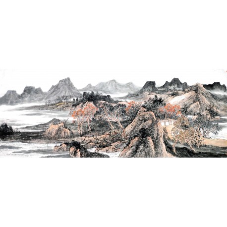 Chinese Landscape Painting - CNAG013899