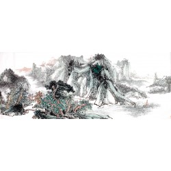 Chinese Landscape Painting - CNAG013902