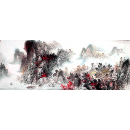 Chinese Landscape Painting - CNAG013904
