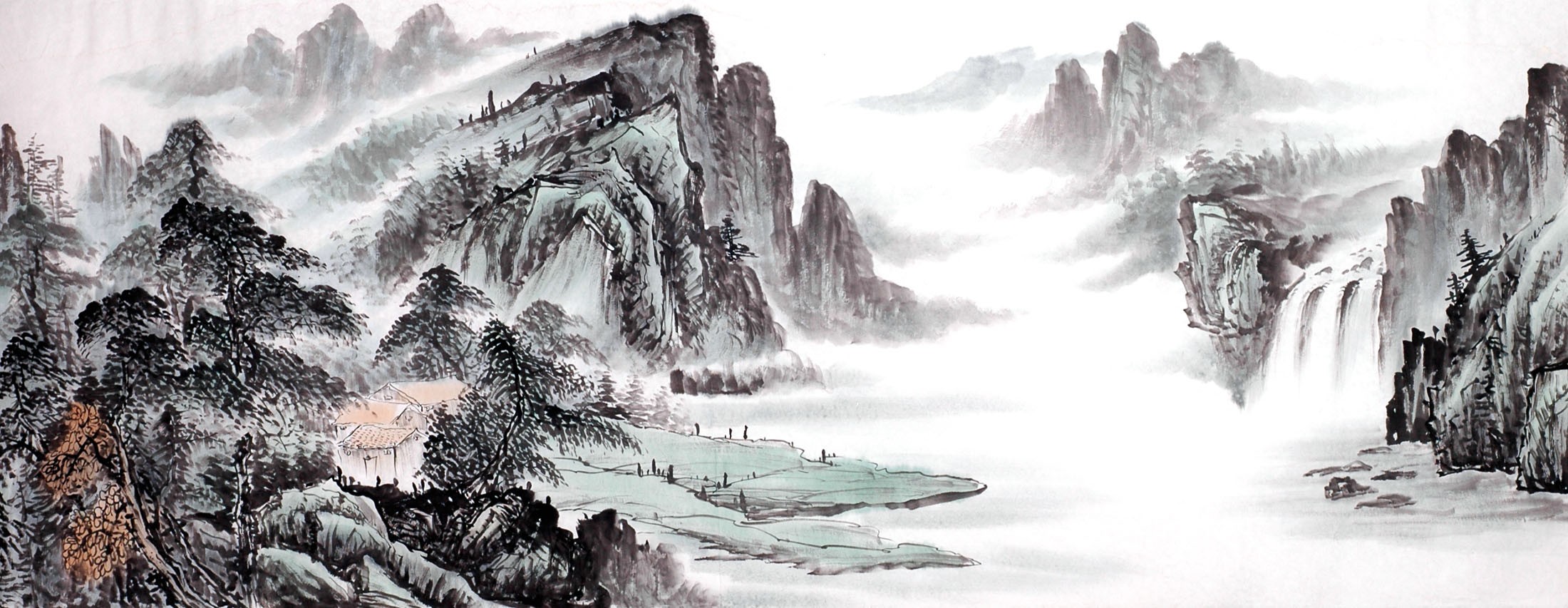 Chinese Landscape Painting - CNAG013905