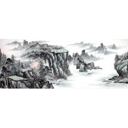 Chinese Landscape Painting - CNAG013907