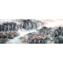 Chinese Landscape Painting - CNAG013908