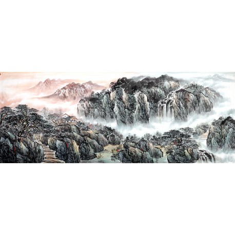 Chinese Landscape Painting - CNAG013910