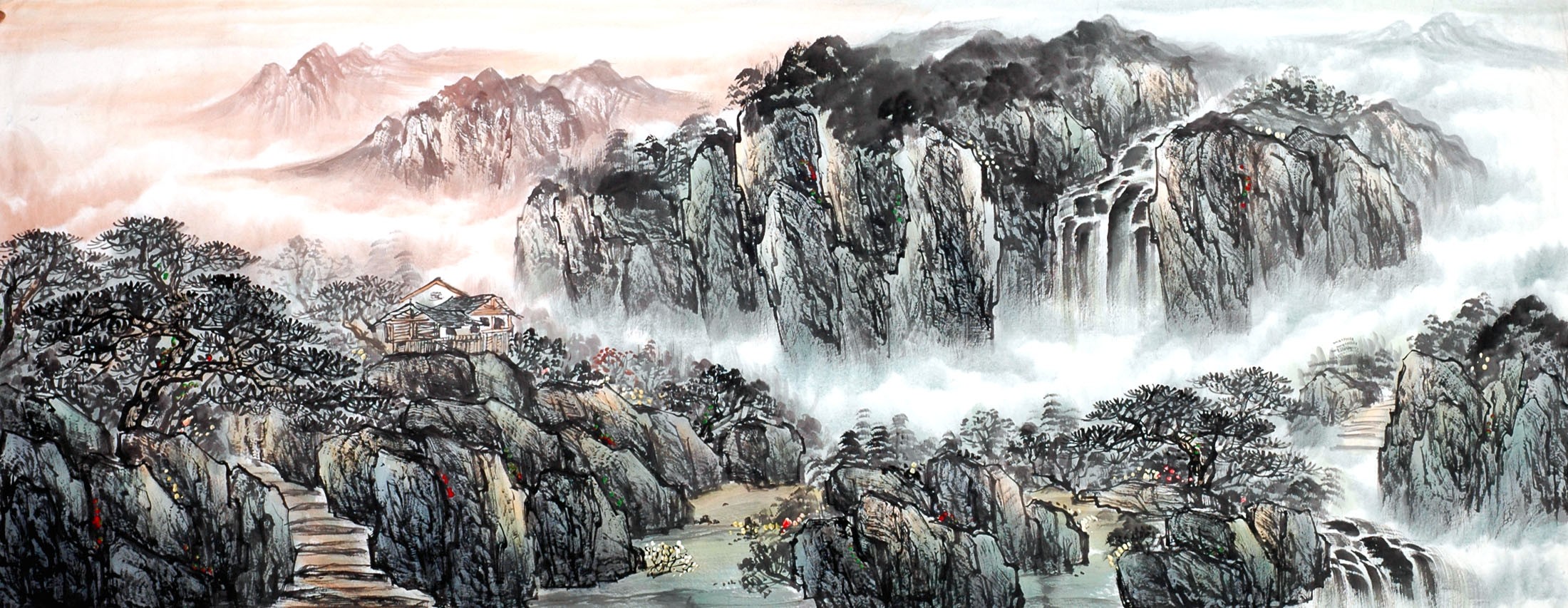 Chinese Landscape Painting - CNAG013910