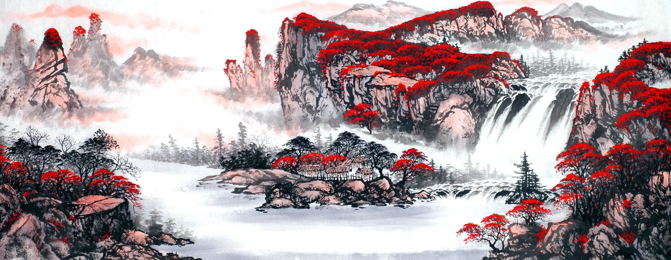 Chinese Landscape Painting - CNAG013911