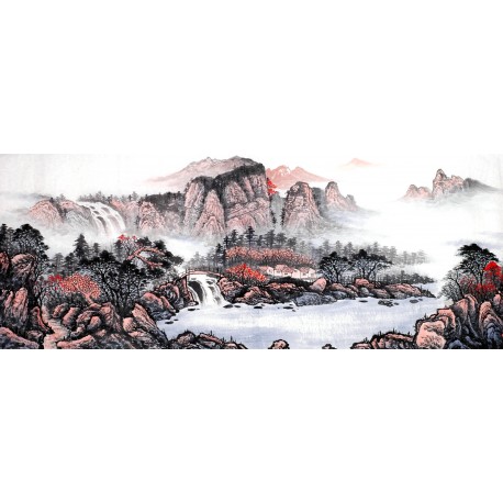 Chinese Landscape Painting - CNAG013914