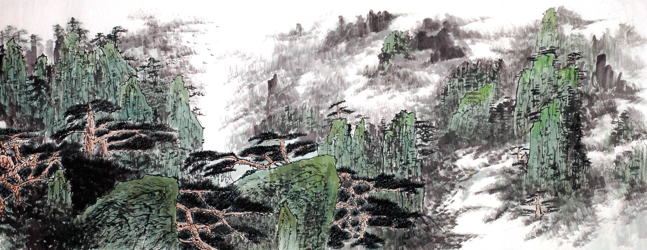 Chinese Landscape Painting - CNAG013916