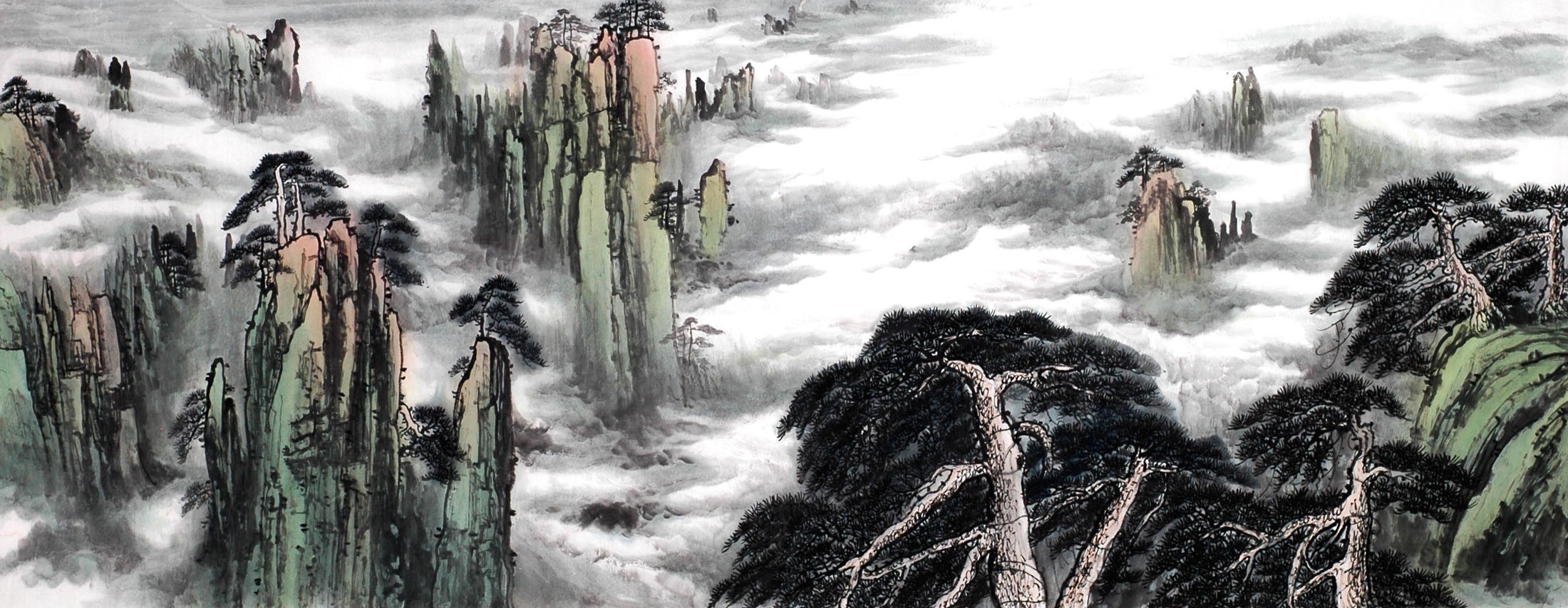 Chinese Landscape Painting - CNAG013917