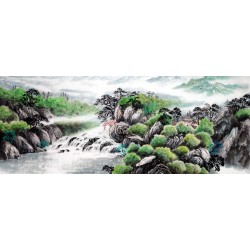 Chinese Landscape Painting - CNAG013927