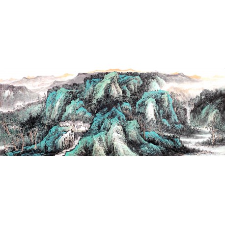 Chinese Landscape Painting - CNAG013930