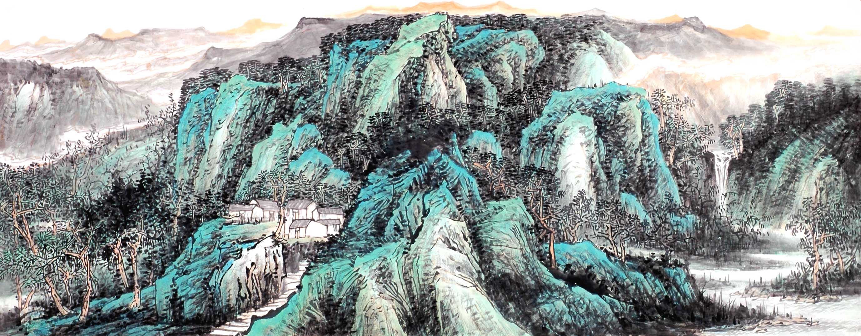 Chinese Landscape Painting - CNAG013930